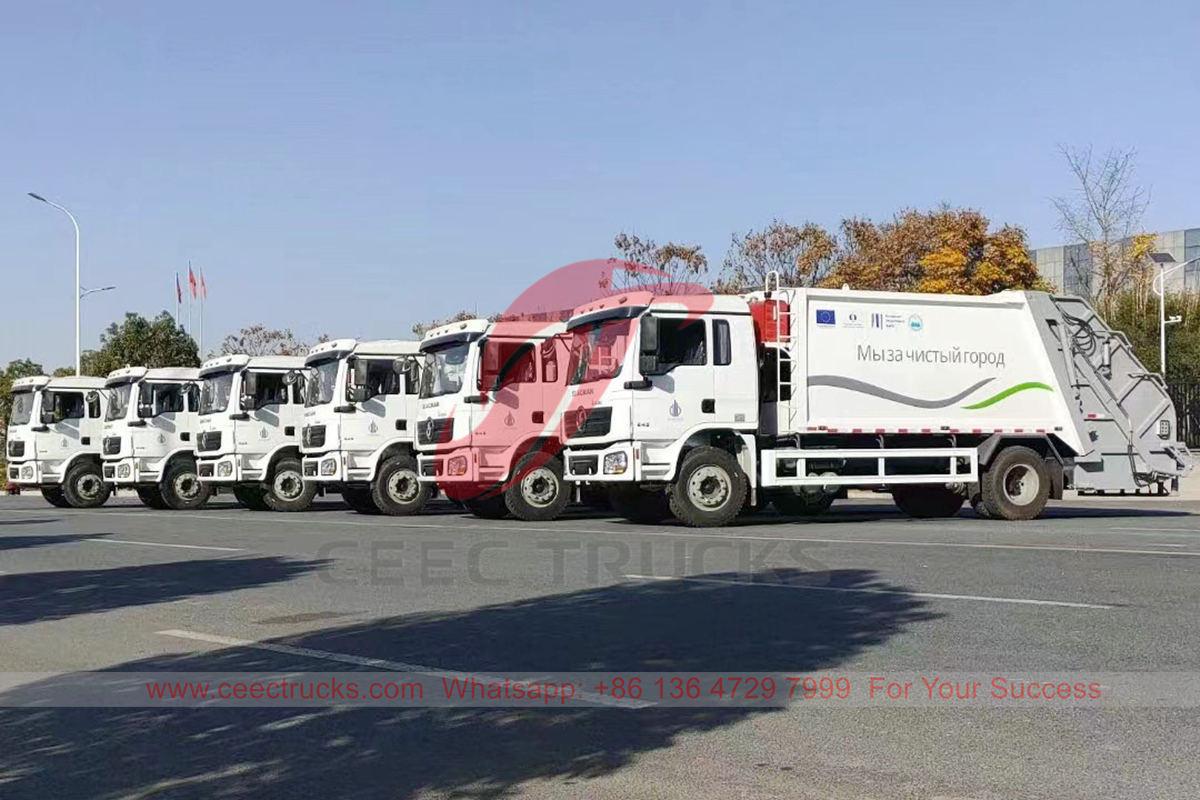 Қырғызстан – 6 дана Shacman қоқыс сығымдағыш көліктері CEEC TRUCKS экспорттады