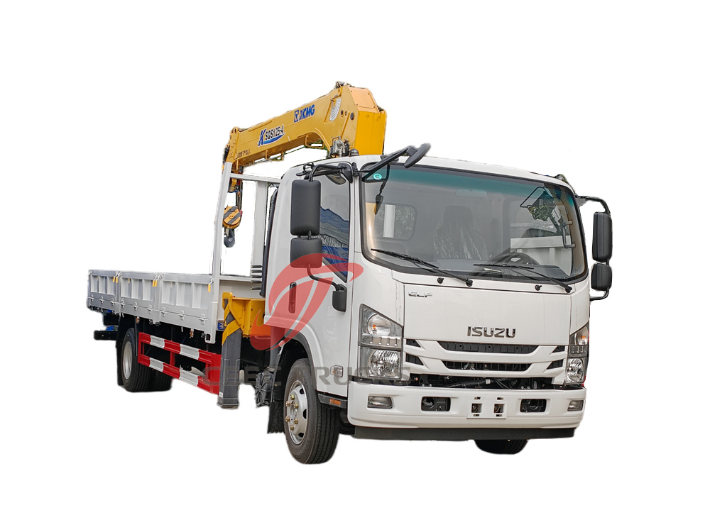 Isuzu NPR 5T жүк көтергіш кран